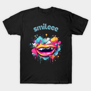 Smile Shirt, A Positive Mood, Smiley Snows, Sweet T-shirt, Happy Shirt T-Shirt